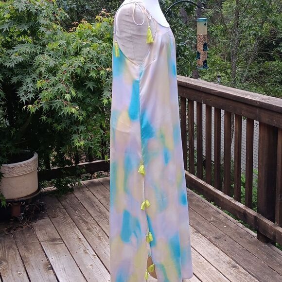 Violet Sky Sheer Swim Sundress Cover - Picture 4 of 13